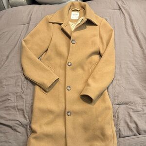Abercrombie & Fitch Camel OverCoat